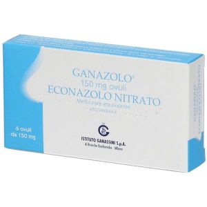 Ganazolo 150mg Econazolo Antimicotico 6 Ovuli Vaginali