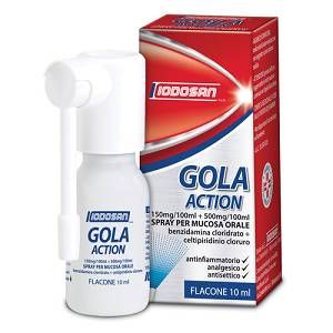 Iodosan Gola Action 0,15% + 0,5% Spray Per Mucosa Orale 10ml