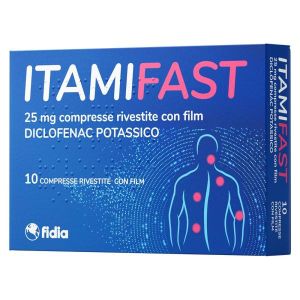Itamifast 25mg Diclofenac Potassico Analgesico 10 Compresse Rivestite