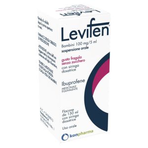 Levifen Orale Sosp 150ml 100mg/5ml Gusto Fragola Senza Zu