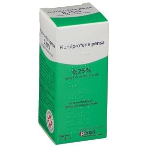 Flurbiprofene pensa Spray Mucosa Orale 15ml 0,25%