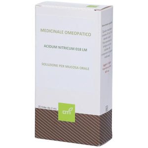 Acidum Nitricum 018 Lm Potenziata Liquida 20 Fiale 2ml Soluzione Idroalcolica per Mucosa Orale