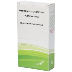 Causticum 030 Lm Potenziata Liquida 20 Fiale 2ml Soluzione Idroalcolica per Mucosa Orale