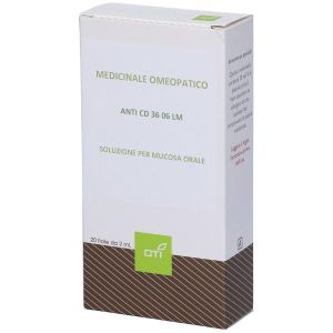 Anti Cd 36 06 Lm Potenziata Liquida 20 Fiale 2ml Soluzione Idroalcolica per Mucosa Orale