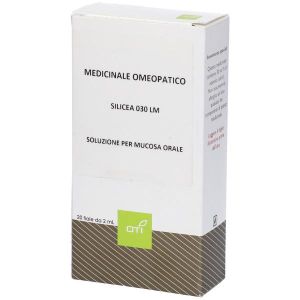 Silicea 030 Lm Potenziata Liquida 20 Fiale 2ml Soluzione Idroalcolica per Mucosa Orale