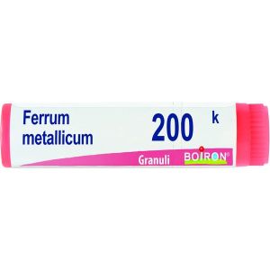 Ferrum Metallicum  Boiron  Granuli 200 K Contenitore Monodose