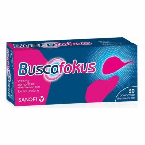 Buscofokus Contro Il Mal di Testa Dexibuprofene 200mg 20 Compresse