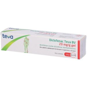 Diclofenac  Teva Italia  Gel 60g 20 Mg/g