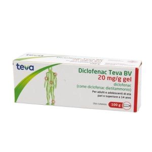Diclofenac  Teva Italia  Gel 100g 20 Mg/g