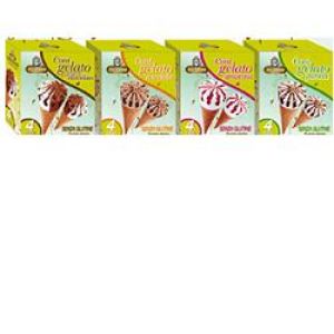 Fra'goloso Cream And Cocoa Cone 4 X 75g