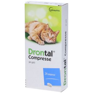 Drontal 24 Compresse 230mg + 20mg Gatti