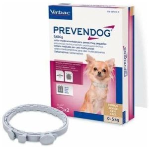 Prevendog 2 Collari Medicati 15,9g  35 Cm  Cani Taglia Molto Piccola  Peso Fino A 5Kg