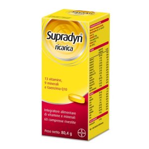 Supradyn Ricarica Integratore Vitamine E Sali Minerali 60 Compresse Rivestite