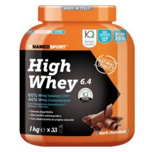 Named Sport High Whey 6.4 Dark Chocolate Integratore Proteico 1 Kg