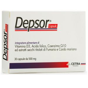 Depsor Food Supplement 30 Capsules 500mg