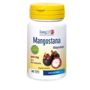 Longlife Mangostana 500mg Integratore Alimentare 60 Capsule