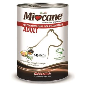 Morando Miocane Pate' Umido Pate Con Manzo E Carote 400g