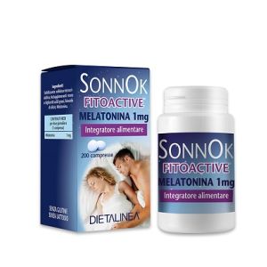 Sonnok Fitoactive Melatonina 1mg 200 Compresse Dietalinea