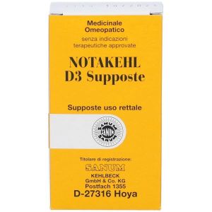 Imo Sanum Notakehl D3 Medicinale Omeopatico 10 Supposte