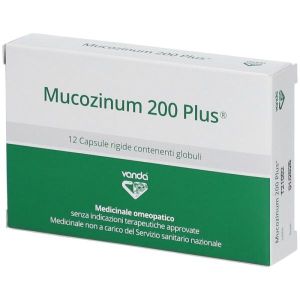 Vanda Mucozinum 200 Plus  12 Capsule-globuli