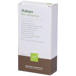 Oti Adeps Composto Medicinale Omeopatico 20 Fiale Fisiologiche 2ml