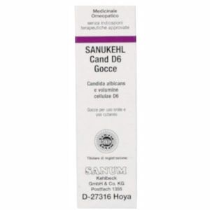 Sanukehl Cand D6 Gocce Rimedio Omeopatico Contro Le Infezioni Batteriche 10ml