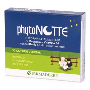 Farmaderbe Phyto Notte Integratore Magnesio e Vitamine 30 Capsule