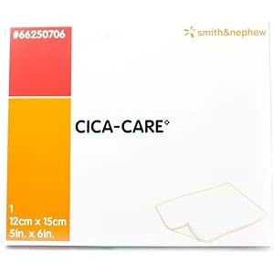 Foglio Auto Aderente In Gel di Silicone Cica Care per Il Trattamento Delle Cicatrici 12cmx15cm 1med