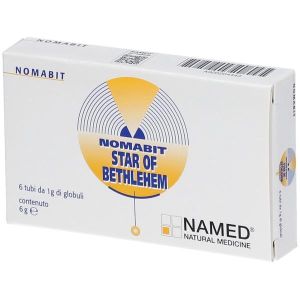 Nomabit Star Of Bethlehem Globuli Fiori di Bach 6 Tubi 6g