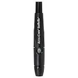 Penna Pungidito Accu-chek Softclix + 25 Lancette Softclix +manuale di Utilizzo
