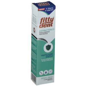 Fittydent antibatterico pasta adesiva dentiera nuova formula40 g