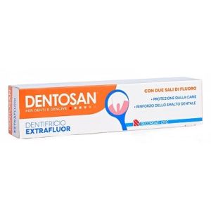 Dentosan extrafluor toothpaste with two fluoride salts 75 ml