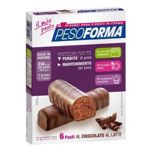 Pesoforma Barrette Al Cioccolato Al Latte 6 Pasti