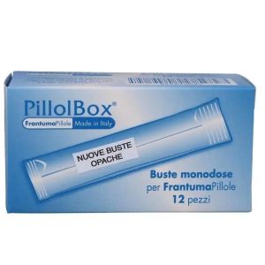 Frantuma Pillole Pillolbox i 12 Bustine Monouso