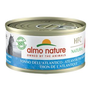 Almo Nature Hfc Natural Cibo Umido Tonno Atlantico per Gatti Adulti Lattina 70g