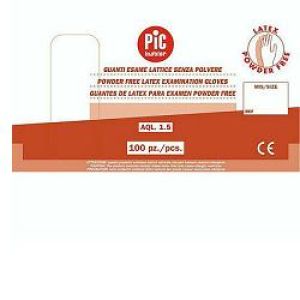 Pic Guanti Chirurgici Sterili Lattice Naturale Medi 100 Pezzi