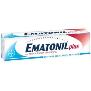 Ematonil Plus Emulgel i Arnica Escina Bromelina e Mentolo per Ematomi e Lividi 50ml