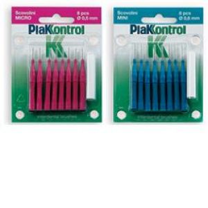 Plakkontrol Scovolini A Manico Fisso 0,6mm 8 Pezzi