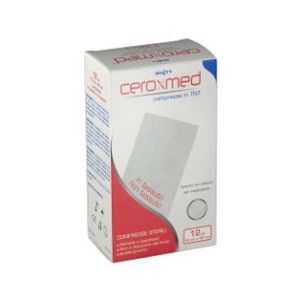 Compressed Gauze In Non Woven Fabric Ceroxmed 18x40 Cm 12 Pieces