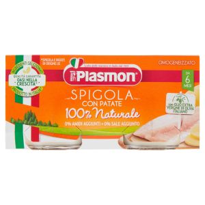 Plasmon Homogenized Sea Bass Fish With Vegetables 2x80g