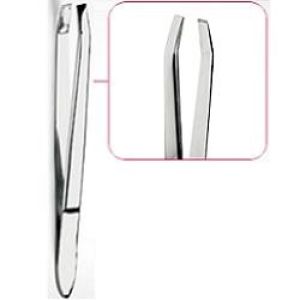 Lycia Pinzetta Punta Obliqua A Gancio In Acciao