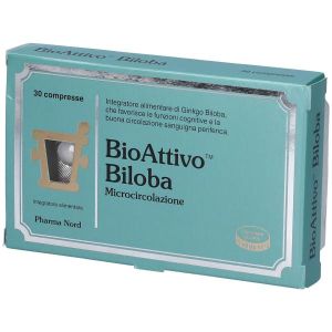 Bio Attivo Biloba Integratore per La Memoria 30 Compresse