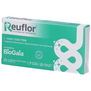 Reuflor 10 Compresse Masticabili Aroma Limone