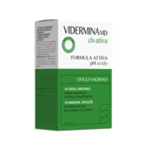 Vidermina clx vaginal ovules active formula acid ph 10 pieces
