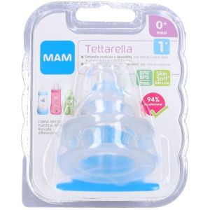 Mam Teat Tettarella In Silicone Morbida 2 Pezzi Misura 1