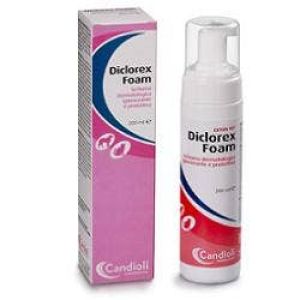 Candioli Diclorex Foam Schiuma Dermatologica Igienizzante Cani e Gatti 200ml