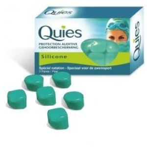 Quies tappi auricolari in silicone impermeabili 3 paia