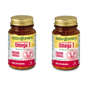 Body Spring Olio Di Pesce Omega 3 Confezione Bipack 50 Capsule X 2
