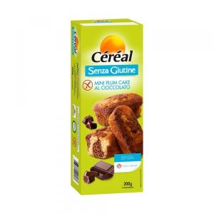 Céréal Mini Plumcake Gocce di Cioccolato Senza Glutine 200g