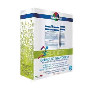 Master Aid Ghiaccio Istantaneo Per Terapia Del Freddo 14x18 Cm 2 Pezzi